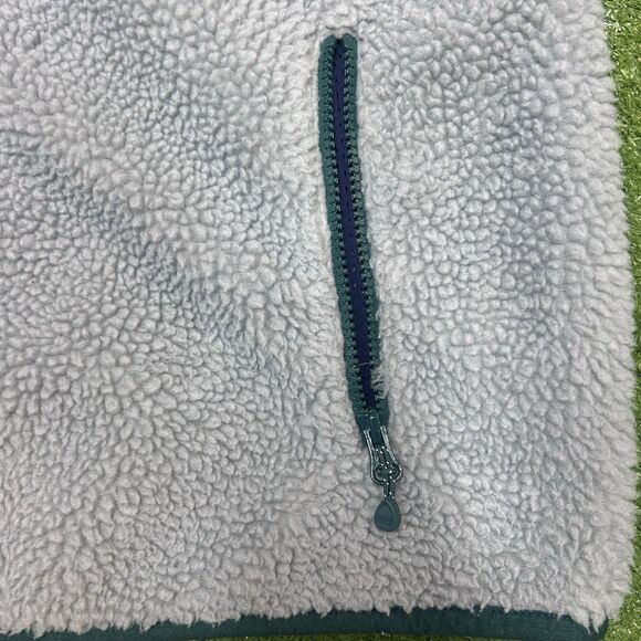 Vineyard Vines Vest Mens Large Gray Green Hybrid  Puffer Fleece Full Zip - Picture 3 of 9